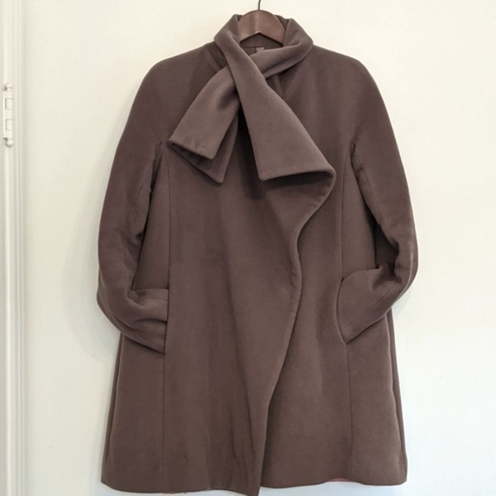 ANDY THE ANH Wool Cape Coat 4-6 US